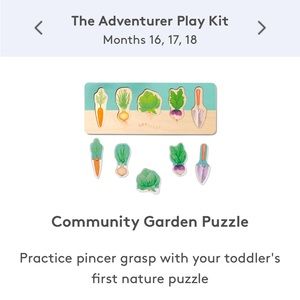 BNIB Lovevery Community Garden Puzzle